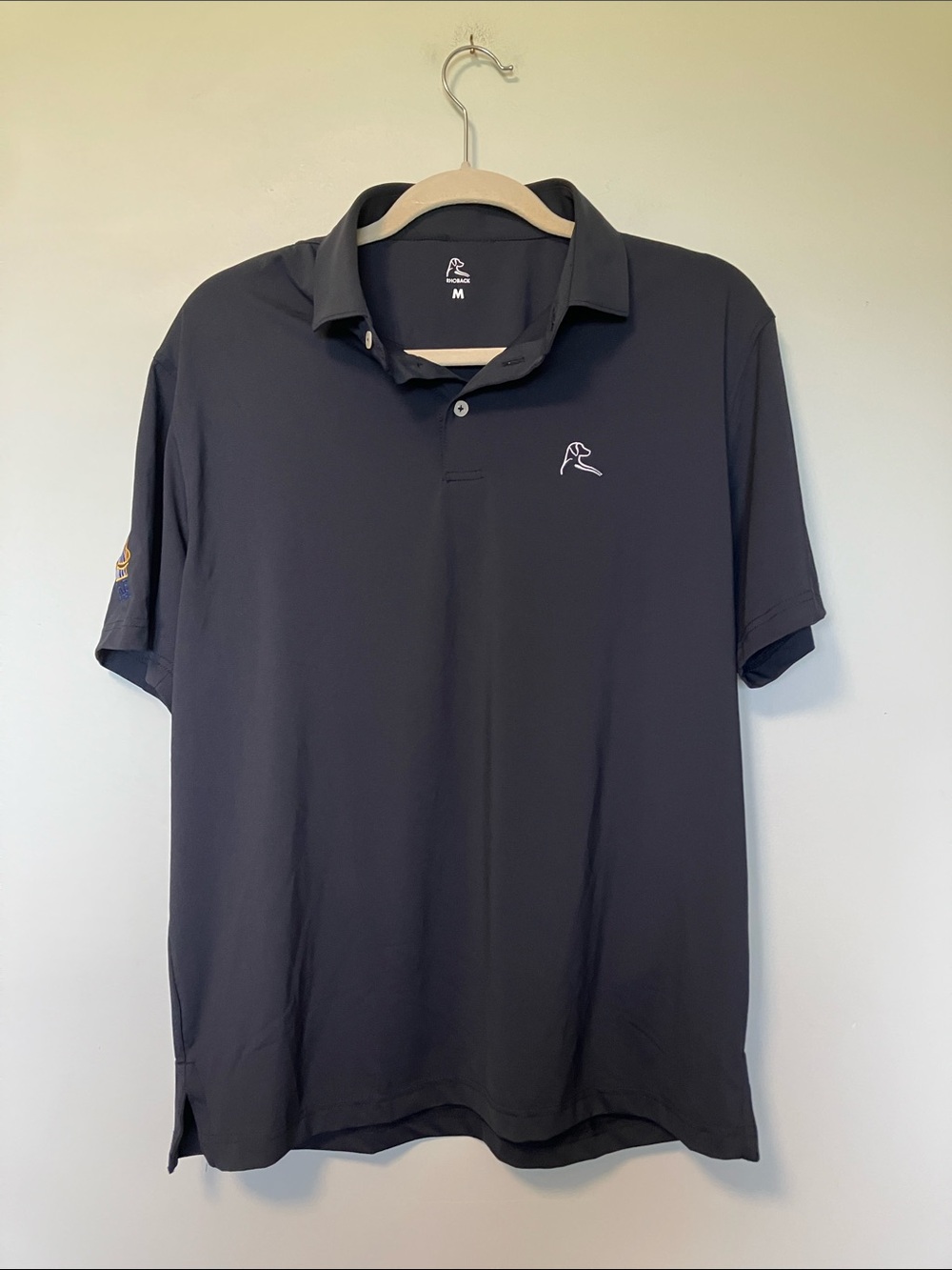 Rhoback Performance Polo Shirt - Black - Size M